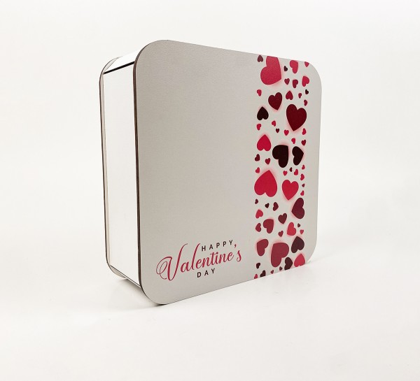 Коробка квадратна "Happy Valentine`s day " Коробка квадратна "Happy Valentine`s day "