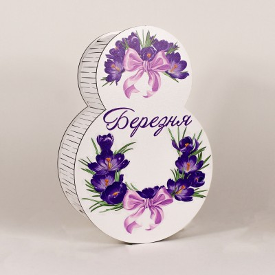Коробка 8 березня "Весняні квіти"