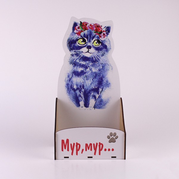 Коробка "Котик Мур, Мур..." середня