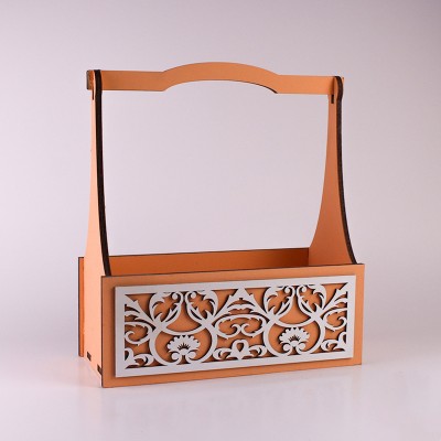 Корзина ажурна персикова ВМ