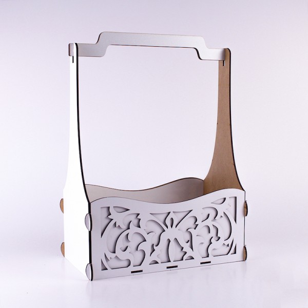 Корзина велика "Ажур"  біла