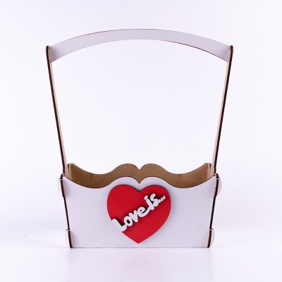 Корзина середня "love is"