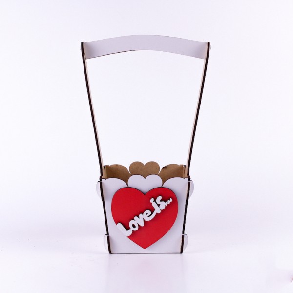 Корзина маленька "love is"