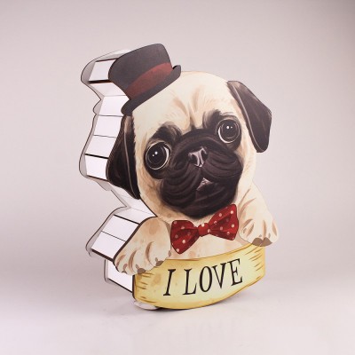 Коробка собака " I Love " 