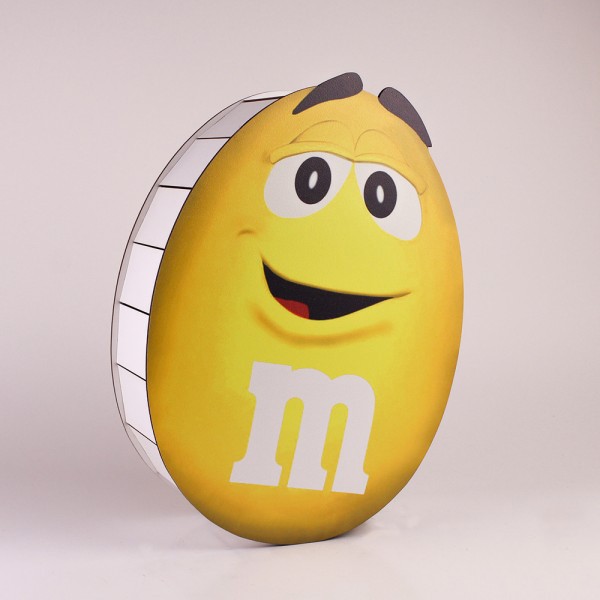 Коробка M&M`s жовтий