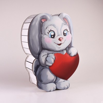 Коробка "Зайчик" з сердечком Коробка "Зайчик" з сердечком
