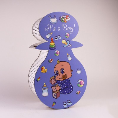 Коробка "It's a boy" блакитна
