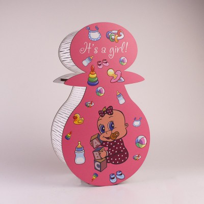 Коробка "It's a girl" рожева Коробка "It's a girl" рожева