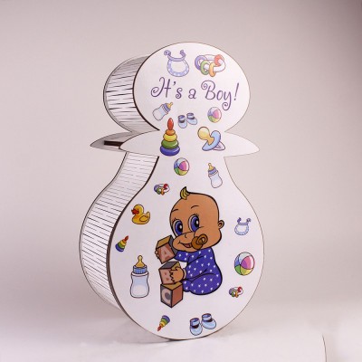 Коробка "It's a Boy" біла