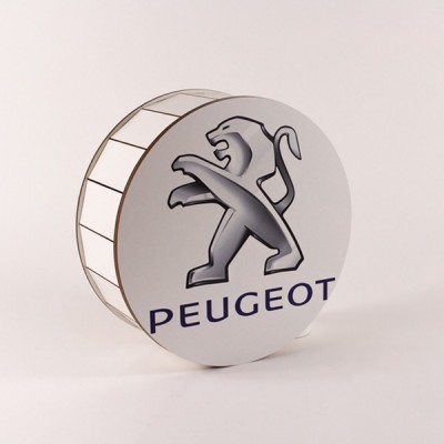 Коробка кругла "Peugeot"