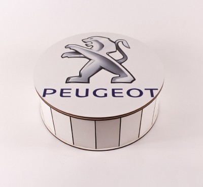 Коробка кругла "Peugeot"