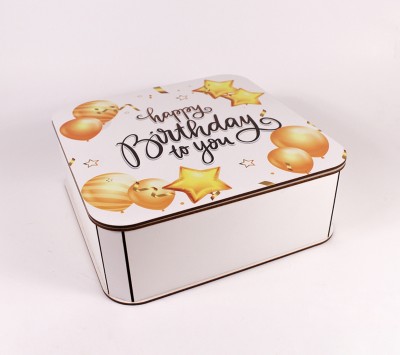 Коробка  "Happy Birthday" повітряні кульки велика 