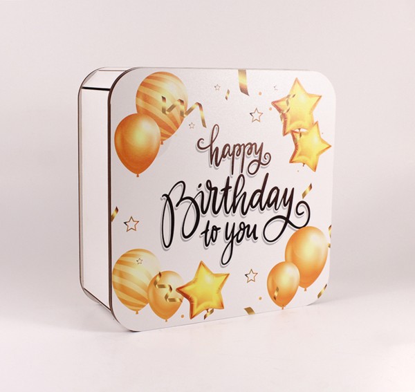 Коробка  "Happy Birthday" повітряні кульки велика 