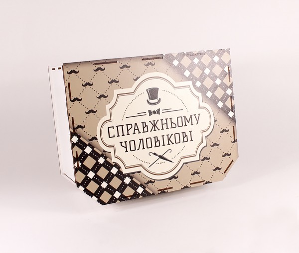 Скриня "Справжньому чоловікові" велика