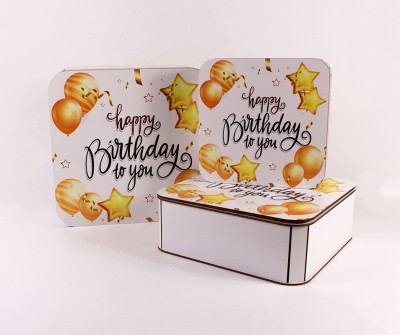 Набір коробок  "Happy Birthday" повітряні кульки 