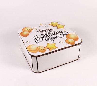 Коробка "Happy Birthday" повітряні кульки маленька Коробка "Happy Birthday" повітряні кульки маленька