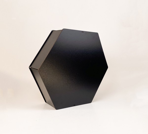 Коробка шестигранна чорна Коробка шестигранна чорна