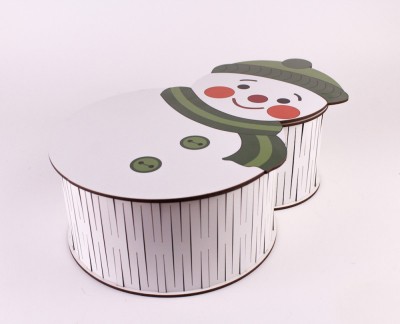 Коробка "Сніговик" 