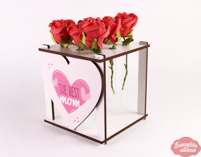 Підставка 9 колбочок "THE BEST MOM"