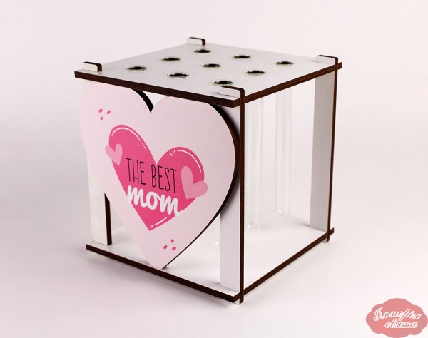 Підставка 9 колбочок "THE BEST MOM"