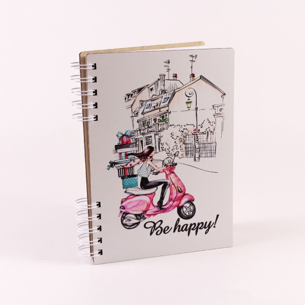 Блокнот "Be happy!" (А5)