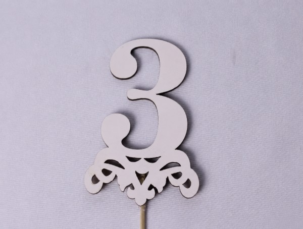 Топпер цифра "3" Топпер цифра "3"