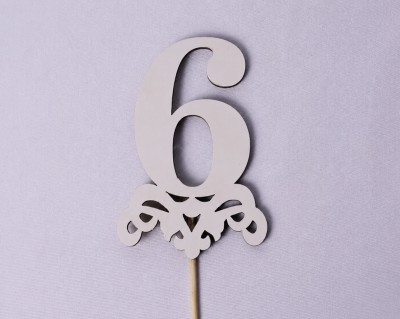 Топпер цифра "6" Топпер цифра "6"