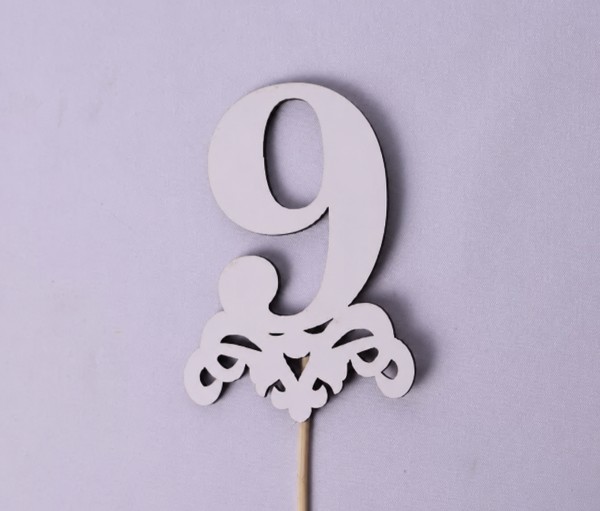 Топпер цифра "9"