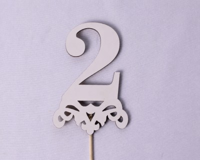 Топпер цифра "2"