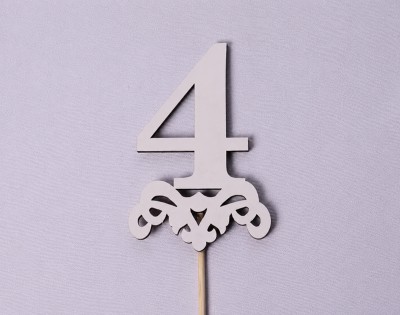 Топпер цифра "4"
