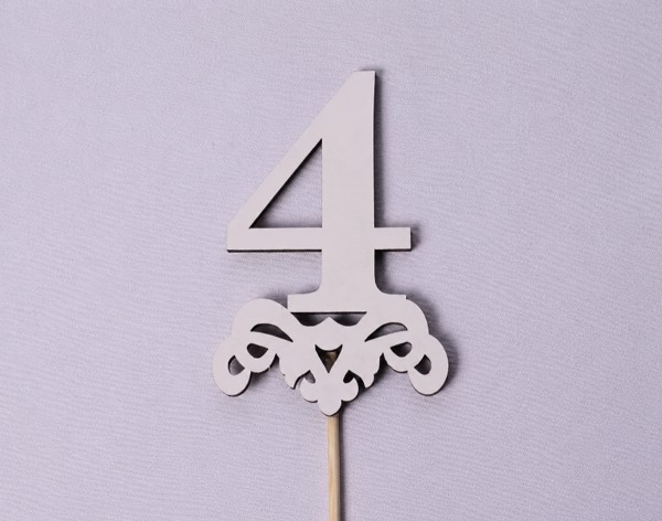 Топпер цифра "4"