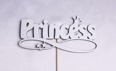 Топпер "Princess" 15х7 см. Топпер "Princess" 15х7 см.