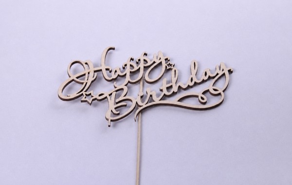 Топпер " Happy birthday"