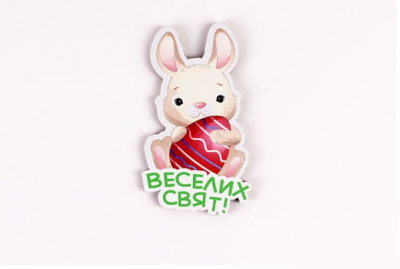 Декор для композицій зайчик "Веселих свят"