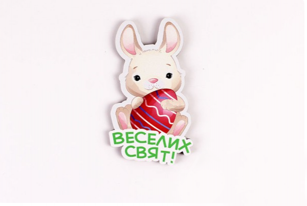 Декор для композицій зайчик "Веселих свят"