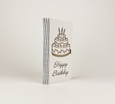 Конверт дерев'яний "Happy Birthday" святковий торт Конверт дерев'яний "Happy Birthday" святковий торт