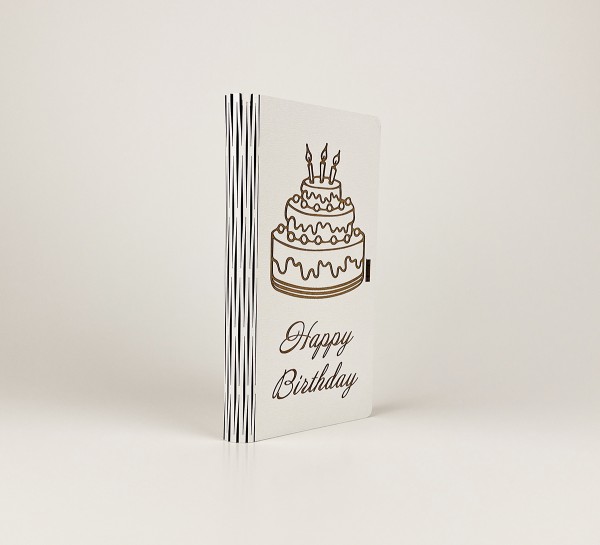 Конверт дерев'яний "Happy Birthday" святковий торт Конверт дерев'яний "Happy Birthday" святковий торт