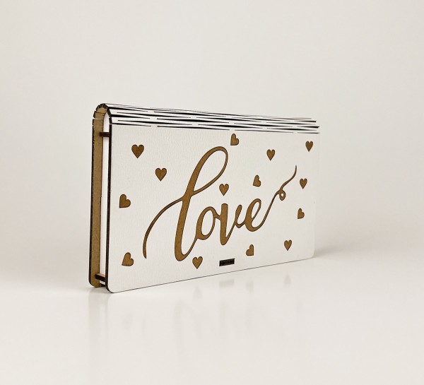 Конверт дерев'яний "Love" Конверт дерев'яний "Love"