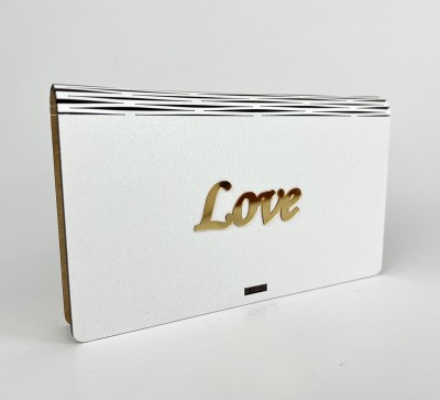 Конверт "Love"золото