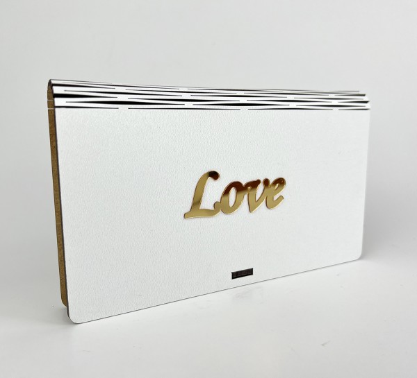 Конверт "Love"золото