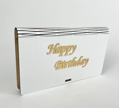 Конверт "Happy Birthday"золото