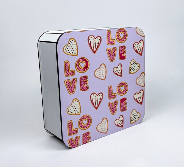 Коробка  квадратна "Love"
