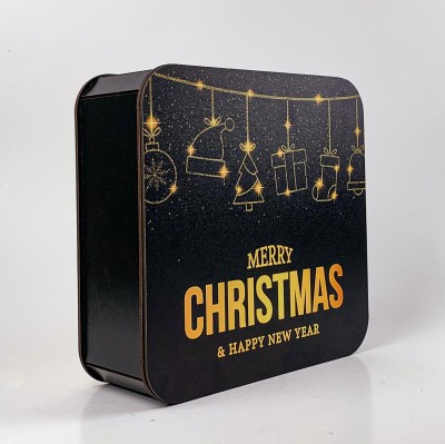 Коробка квадратна "Merry Christmas,happy new year"
