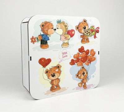 Коробка квадратна "With Love"