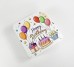 Коробка квадратна "Happy Birthday"торт та подарунки Коробка квадратна "Happy Birthday"торт та подарунки