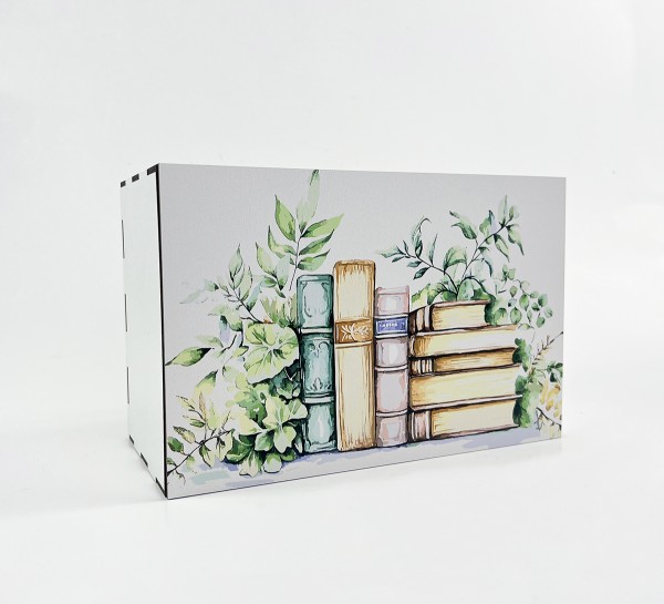 Коробка "Книги й зелень" Коробка "Книги й зелень"