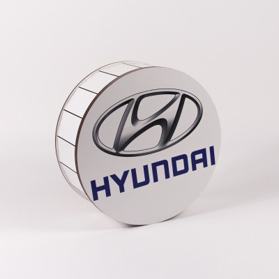 Коробка кругла "Hyundai"