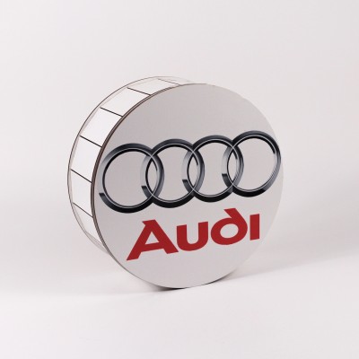 Коробка кругла "Audi"