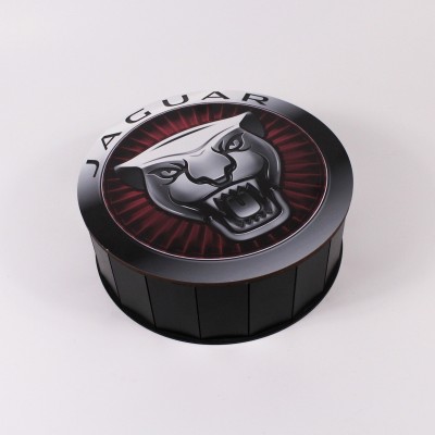 Коробка кругла чорна "Jaguar"