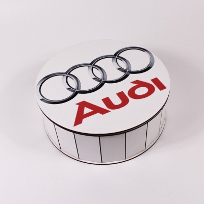 Коробка кругла "Audi"